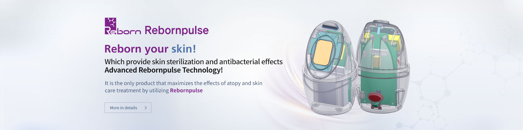 Which provide skin sterilization and antibacterial effects Advanced Plasma Technology!